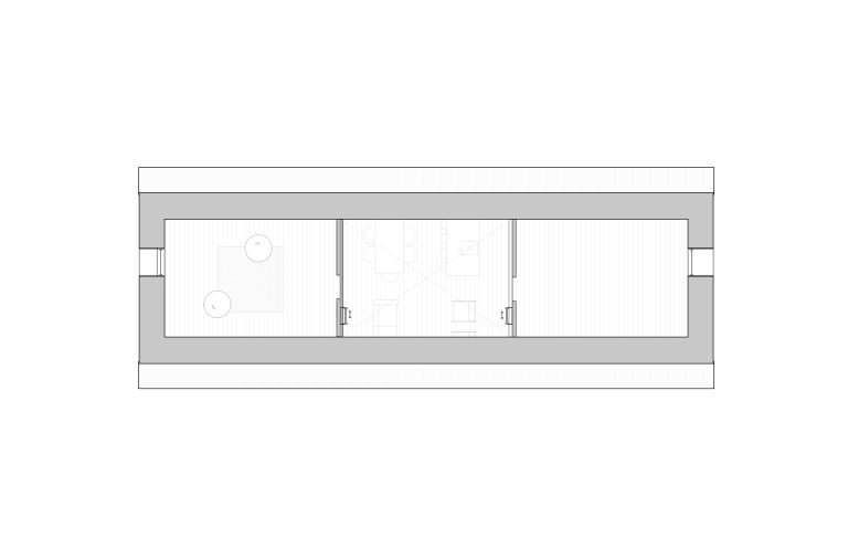 Appareil Architecture_Projet Petit Bois (Lac Creux)_Plan Mezzanine